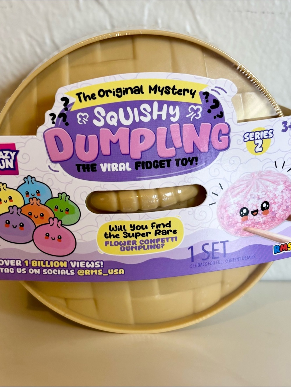 Squishy Dumpling Viral Fidget Toy - Beige by
